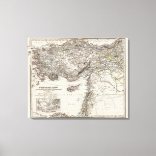 Western Asien und Syrien Leinwanddruck