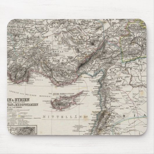 Western Asien und Syrien Mousepad (Vorne)