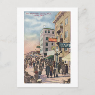 Western Aussicht auf die Promenade Postkarte