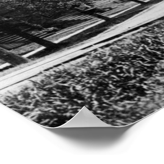 Western Aussicht auf Parnell Avenue Poster (Ecke)