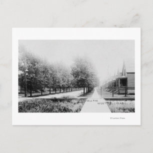 Western Aussicht auf Parnell Avenue Postkarte