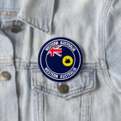 Western Australia Round Emblem Button (Beispiel)