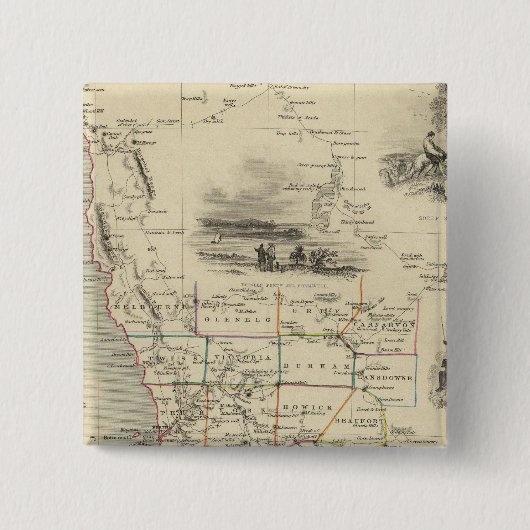 Western Australia, Swan River Button (Vorderseite)