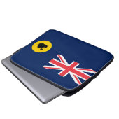 Western Australien Flagge Laptopschutzhülle (Vorne Knopf)