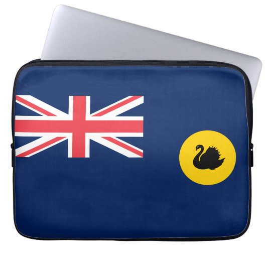 Western Australien Flagge Laptopschutzhülle (Vorderseite)