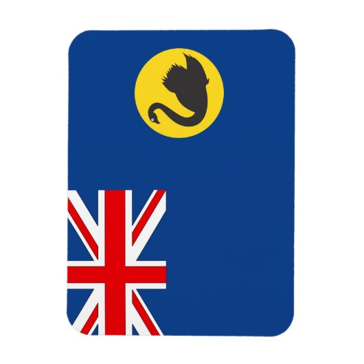 Western Australien Flagge Magnet (Vertikal)