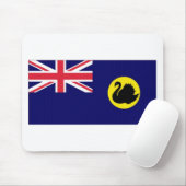 Western-Australien-Flagge Mousepad (Mit Mouse)