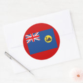 Western Australien Flagge Runder Aufkleber (Umschlag)