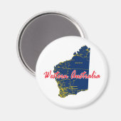 Western Australien Magnet (Vorderseite/Rückseite)
