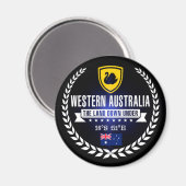 Western Australien Magnet (Vorderseite/Rückseite)