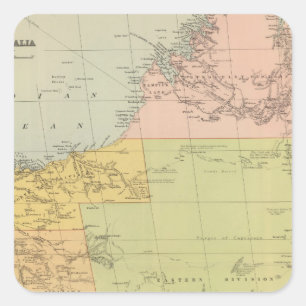 Western Australien Quadratischer Aufkleber
