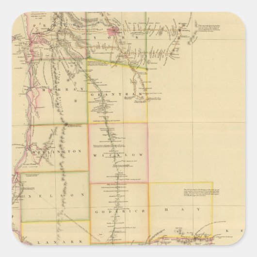 Western Australien Quadratischer Aufkleber (Vorderseite)