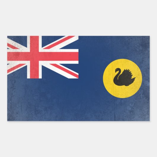Western Australien Rechteckiger Aufkleber (Vorderseite)