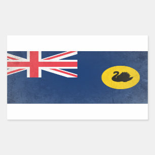 Western Australien Rechteckiger Aufkleber