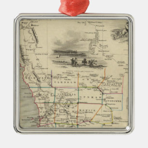 Western Australien, Schwan-Fluss Silbernes Ornament