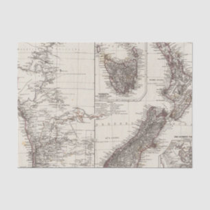 Western Australien Tasmanien und Neuseeland Seidenpapier