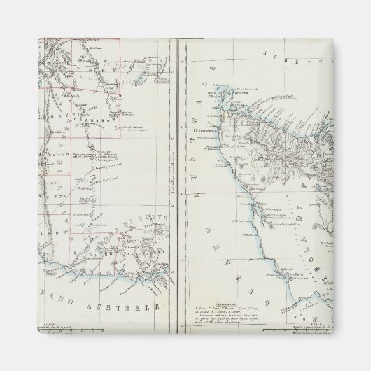 Western Australien und Tasmanien Magnet (Vorne)
