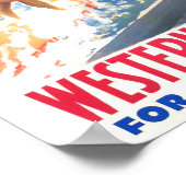 Western Australien Vintage Reise Poster (Ecke)