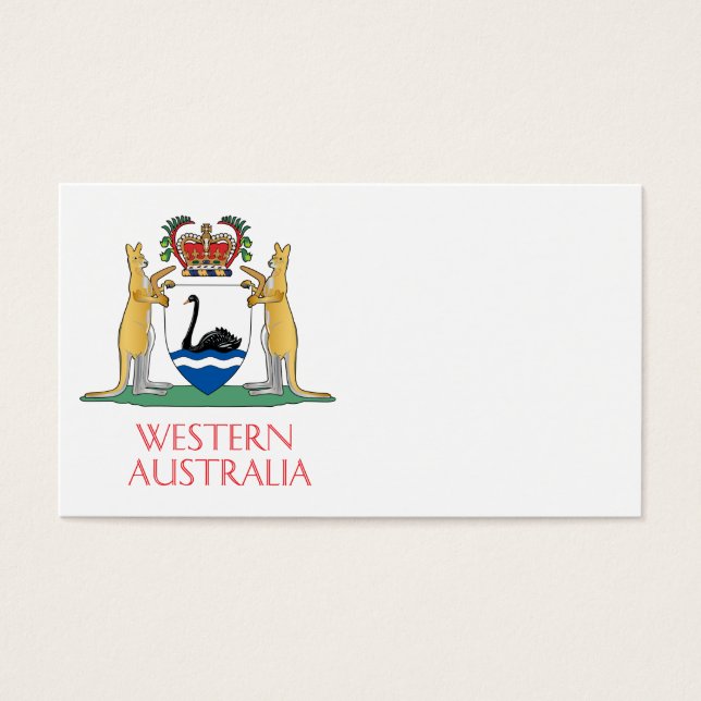 Western Australien Wappen (Vorderseite)