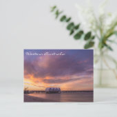 Western Australischer Sonnenuntergang Postkarte (Stehend Vorderseite)
