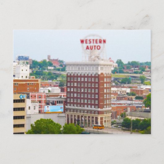 Western Auto Gebäude Loft Condos Kansas City Postkarte (Vorderseite)
