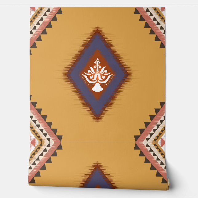 Western Aztec Wallpaper Tapete (Abrollen)