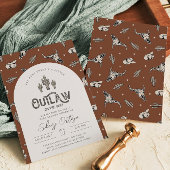 Western Babydusche Einladung