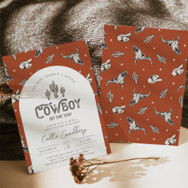 Western Babydusche Einladung