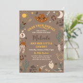 Western Babydusche Einladung | Cowboy Baby (Stehend Vorderseite)