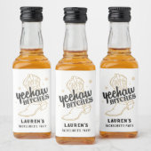 Western Bachelorette Mini Flasche Gefallen Alkoholflaschenetikett (Flaschen)
