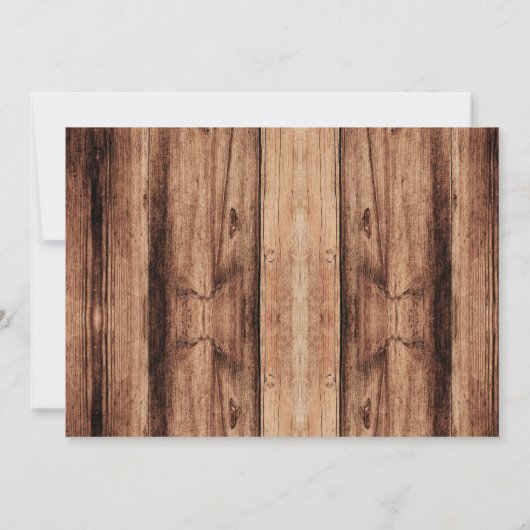 Western Bachelorette mit Einladung (Rückseite)