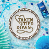 Western Bachelorette Pappteller (Party)