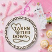 Western Bachelorette Pappteller (Party)