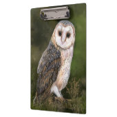 Western Barn Owl Clipboard Klemmbrett (Links)