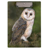 Western Barn Owl Clipboard Klemmbrett (Vorderseite)
