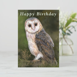 Western Barn Owl - Happy Birthday