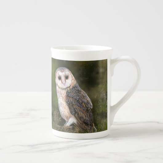 Western Barn Owl Mug Porzellantasse (Rechts)