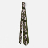 Western Barn Owl Neck Tie Krawatte (Rückseite)