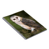 Western Barn Owl Notebook Notizblock (Rechte Seite)