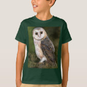 Western Barn Owl T - Shirt (Vorderseite)