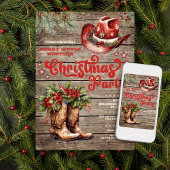 Western Barn Party Einladung Holiday Einladung