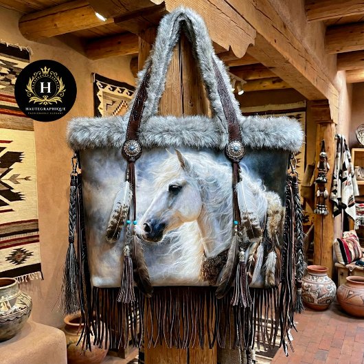 Western Baroque Ivory War Horse Tissue Paper Seidenpapier