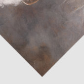 Western Baroque Ivory War Horse Tissue Paper Seidenpapier (Ausschnitt)