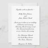 Western Barrel and Boots Cowboy Wedding Einladung (Rückseite)