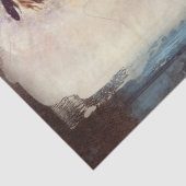 Western Barrel Racing Cowgirl Decoupage Seidenpapier (Detail)