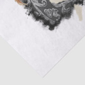 Western Barrel Racing Cowgirl Decoupage Seidenpapier (Detail)