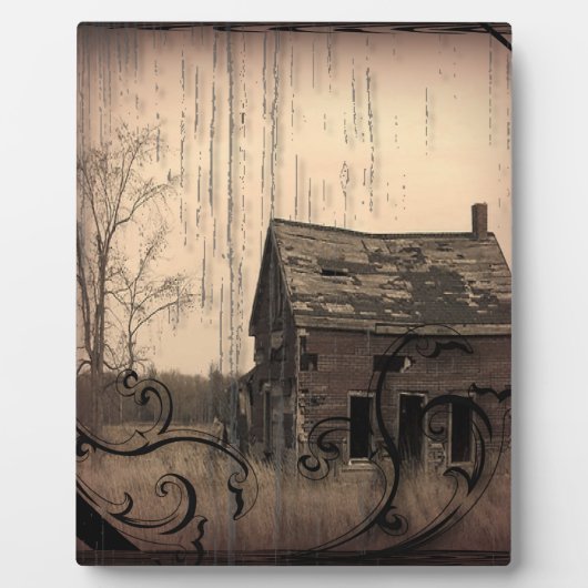 Western-Bauernhofssaison Fotoplatte (Vorderseite)