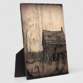 Western-Bauernhofssaison Fotoplatte (Seite)