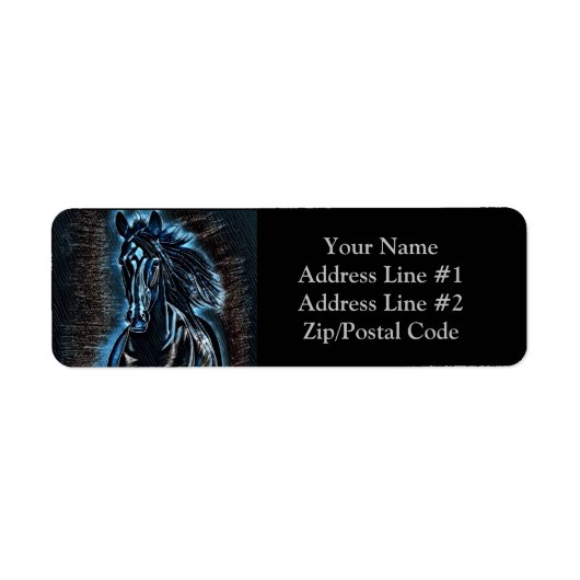 Western Beauty Wild Mustang Blue Tones (Vorne)