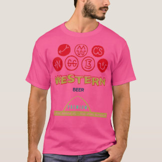 Western Beer Retro Defunktional Breweriana T-Shirt
